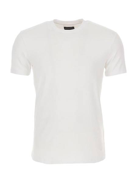 Emporio Armani Short-Sleeved Silk Satin T-Shirt