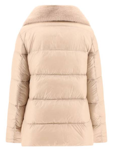 Herno Faux-Fur Collar Quilted Jacket