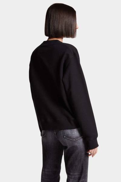 Brushed Fleece Dsquared2 Cool Fit Sweatshirt