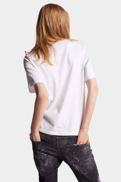 Dsquared2 Cotton Jersey Easy Fit T-Shirt