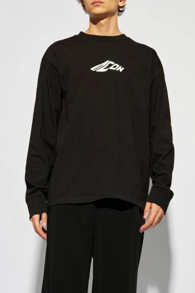 DSQUARED2 Icon Black Long-Sleeved T-Shirt