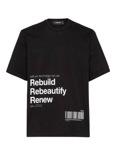 DSQUARED2 Rebuild Rebeautify Renew Loose Fit T-Shirt