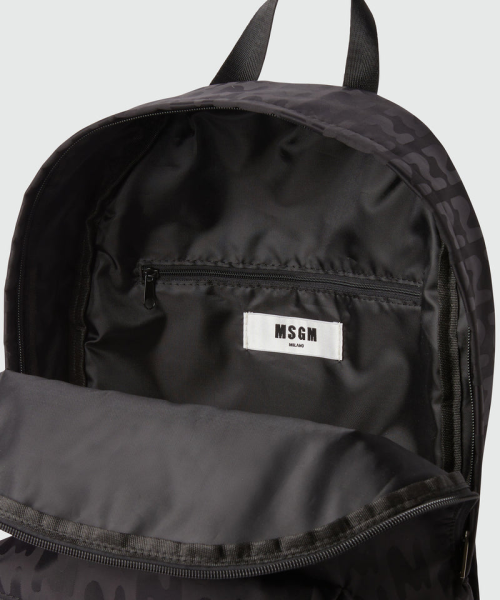 Fabric backpack with 