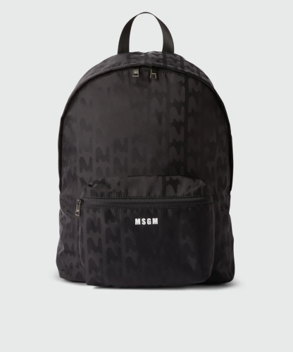 Fabric backpack with 