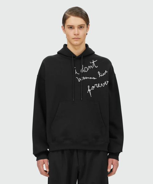 Jersey sweatshirt with 