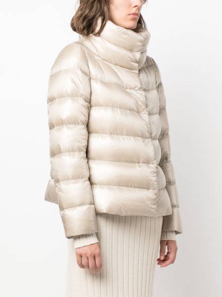 funnel-neck padded jacket