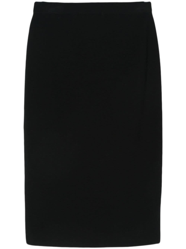 D.Exterior pencil midi skirt