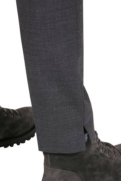 SLIM PANTS PLAIN WOOL ELASTANE