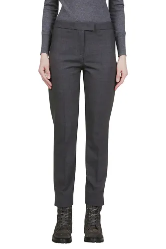 Eleventy Slim Pants Plain Wool Elastane