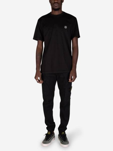 Stone Island 313L1 Stretch Broken Twill Organic Cotton Old Effect