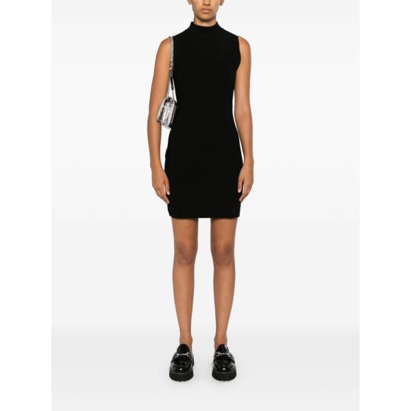 Michael Kors Stretch Viscose Mock Neck Dress