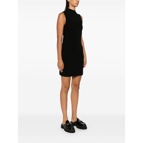 Michael Kors Stretch Viscose Mock Neck Dress