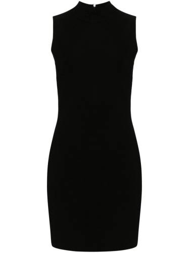 Stretch Viscose Mock Neck Dress