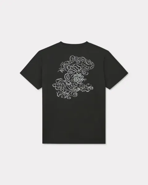 KENZO Star Tiger' embroidered loose T-shirt