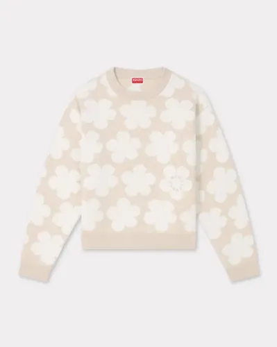 Hana Dots' embroidered jumper in wool and cotton