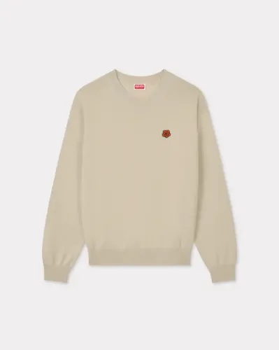 'Boke Flower' embroidered wool jumper