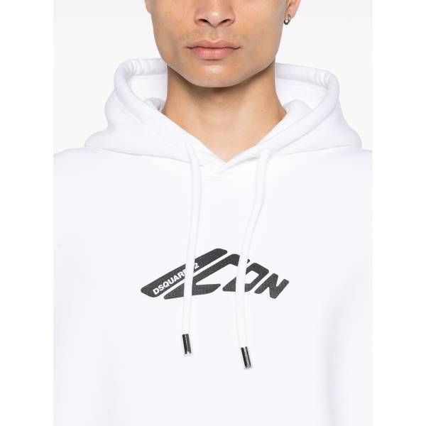 DSQUARED2 Logo-Print Hoodie