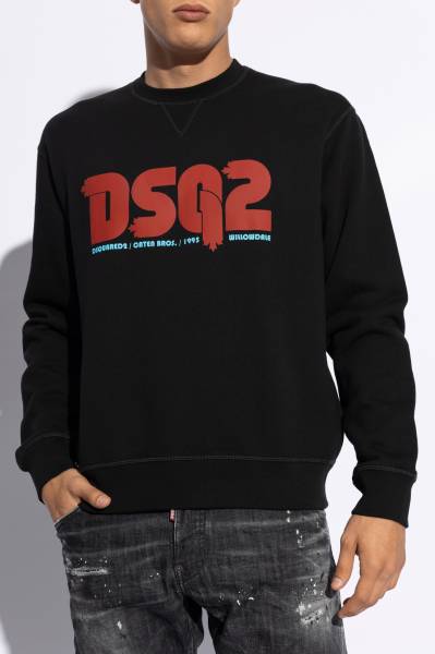 Dsquared2 BLACK Sweatshirt with logo