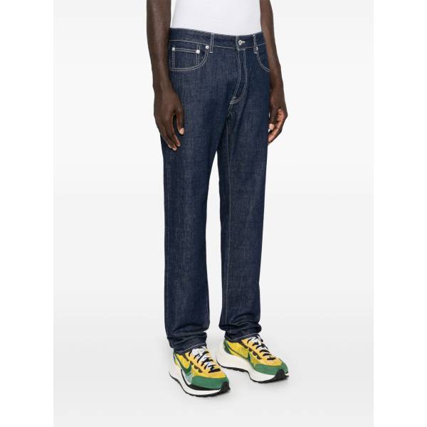 KENZO Logo-Patch Tapered Jeans