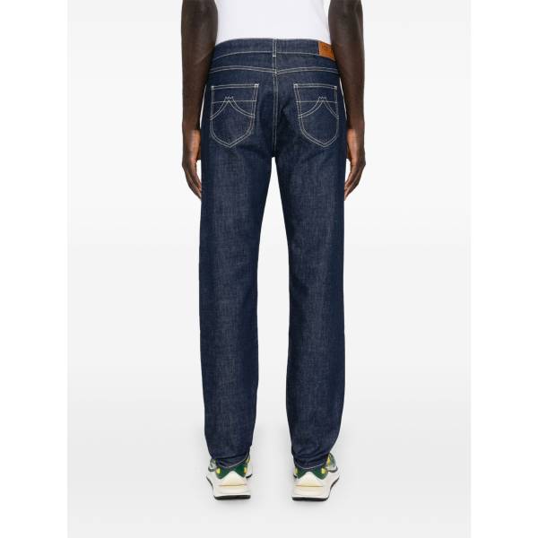 KENZO Logo-Patch Tapered Jeans