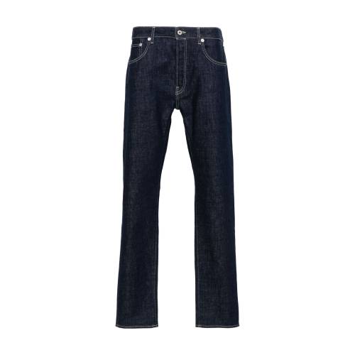 KENZO Logo-Patch Tapered Jeans