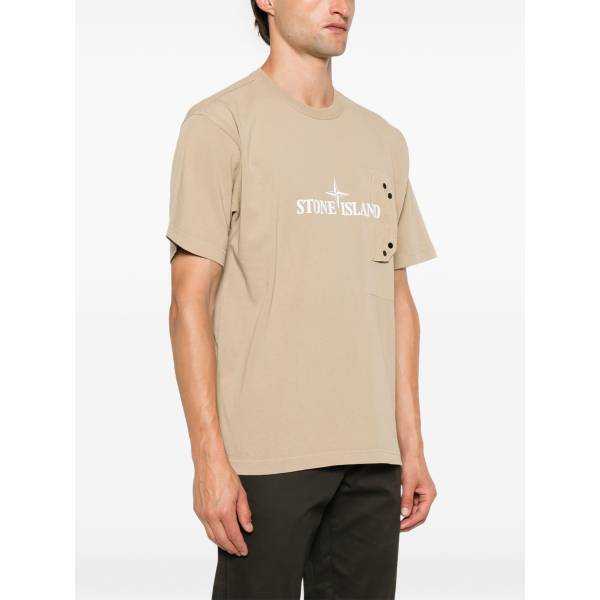 Stone Island Logo-Print T-Shirt