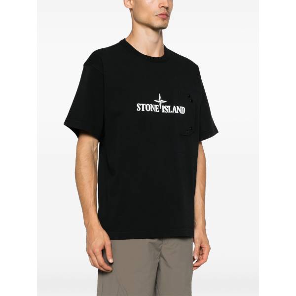 Stone Island Logo-Print T-Shirt