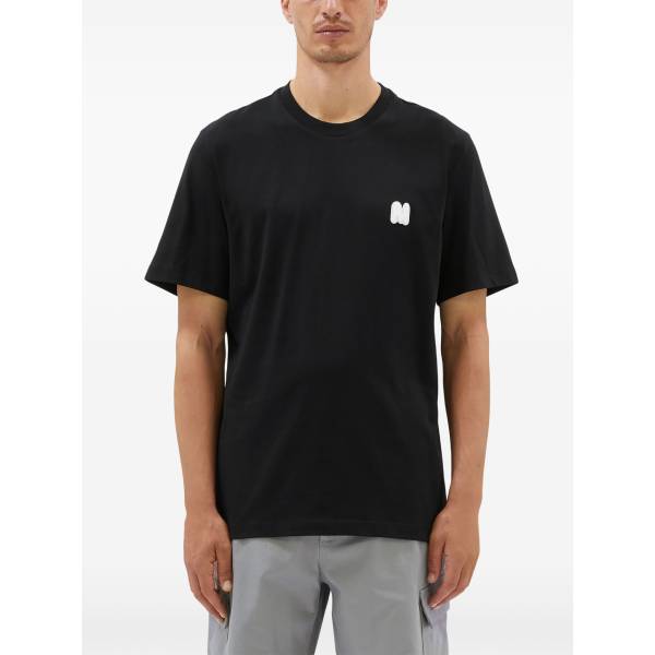 MSGM Logo-Appliqué Cotton T-Shirt