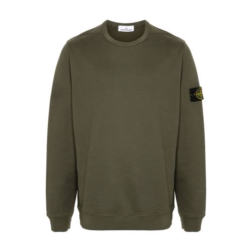 Stone Island Compass-Badge Cotton Sweatshirt