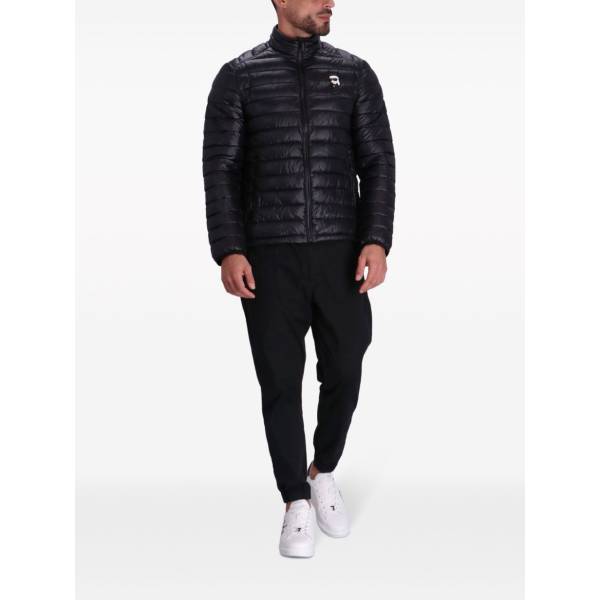 Karl Lagerfeld Ikonik-Patch Padded Jacket