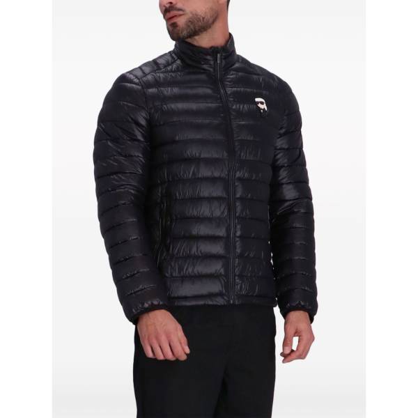 Karl Lagerfeld Ikonik-Patch Padded Jacket