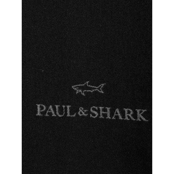 Paul & Shark Logo-Jacquard Scarf