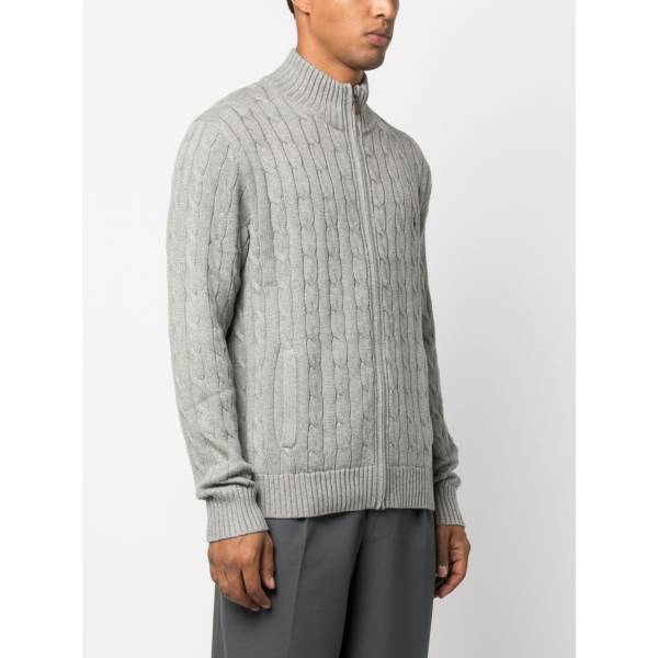 Polo Ralph Lauren Polo Pony-Motif Cable-Knit Cardigan