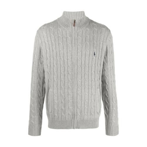 Polo Ralph Lauren Polo Pony-Motif Cable-Knit Cardigan