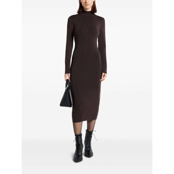 Michael Kors Mock-Neck Midi Dress