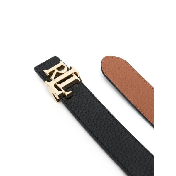 Lauren Ralph Lauren Logo-Buckle Reversible Leather Belt