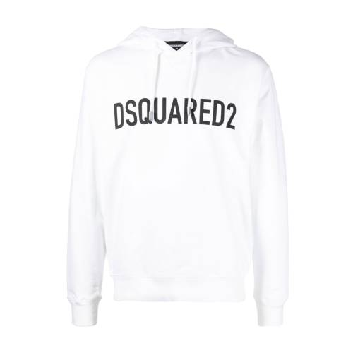 DSQUARED2 Logo-Print Cotton Hoodie