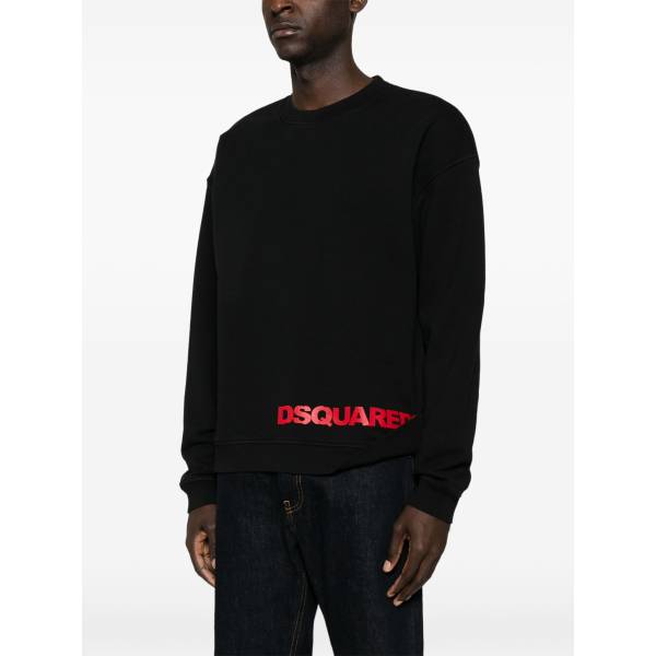 DSQUARED2 Logo-Print Cotton Sweatshirt