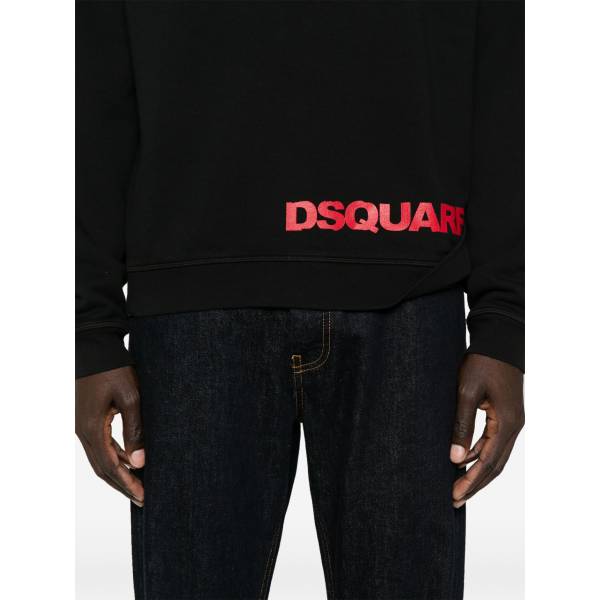 DSQUARED2 Logo-Print Cotton Sweatshirt