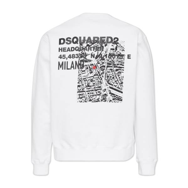 DSQUARED2 Logo-Print Cotton Sweatshirt