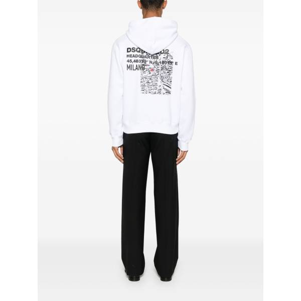 DSQUARED2 Ceresio Map Hoodie