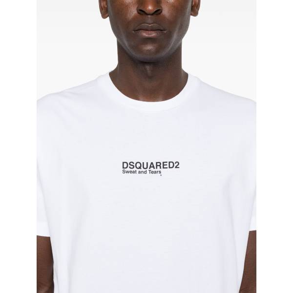 DSQUARED2 Logo-Print Cotton T-Shirt