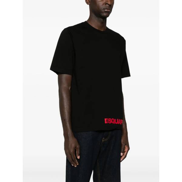 DSQUARED2 Logo-Print Cotton T-Shirt