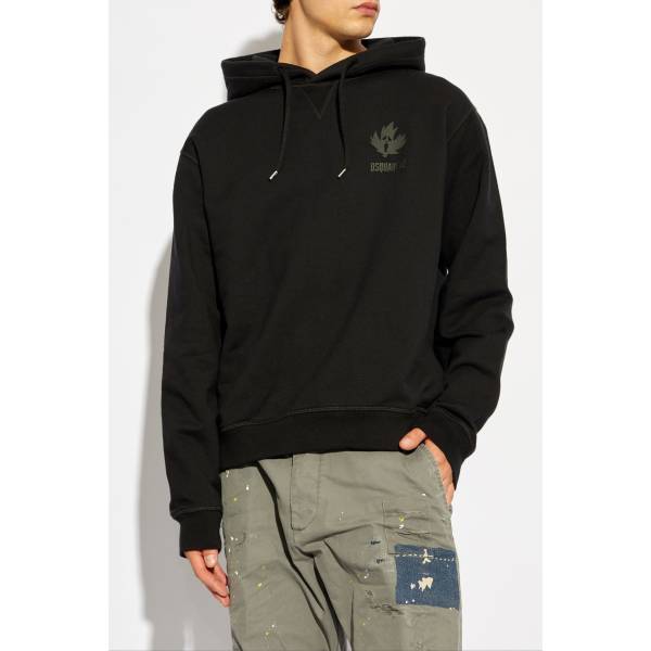 DSQUARED2 logo-print hoodie