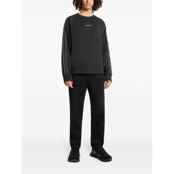 Michael Kors Logo-Tape Crew-Neck Sweatshirt