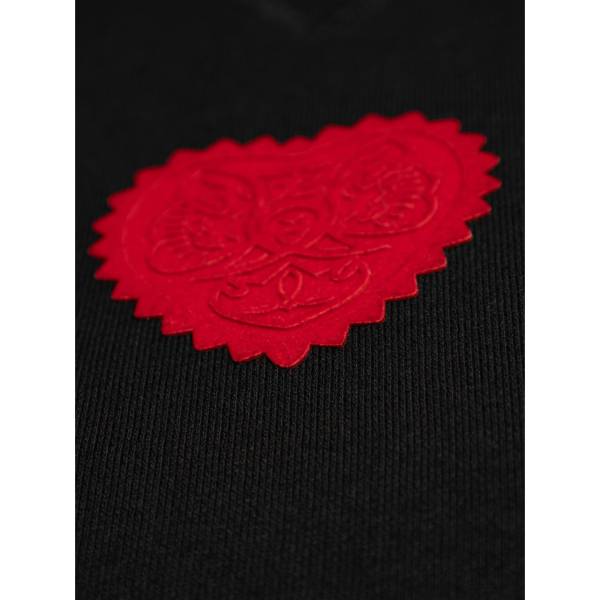 DSQUARED2 Heart-Patch Cotton Hoodie