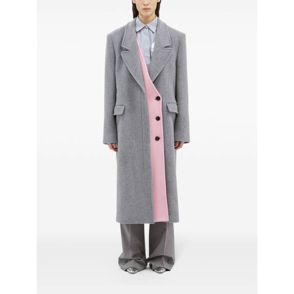 MSGM Panelled Double-Breasted Coat