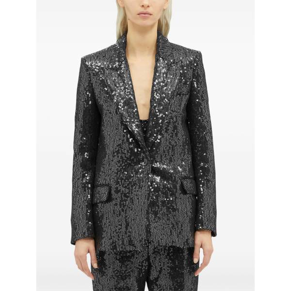 MSGM Sequin-Embellished Single-Breasted Blazer