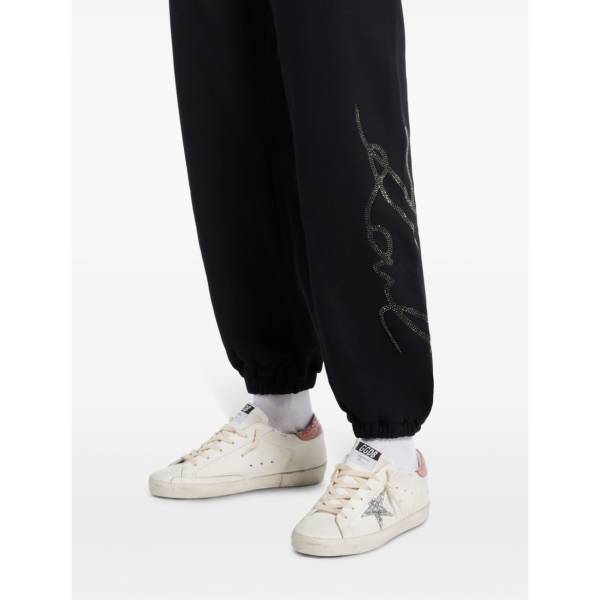 Karl Lagerfeld Rhinestone-Embellished Track Pants