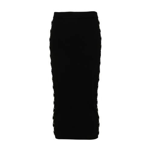 Michael Kors Logo-Plaque Skirt